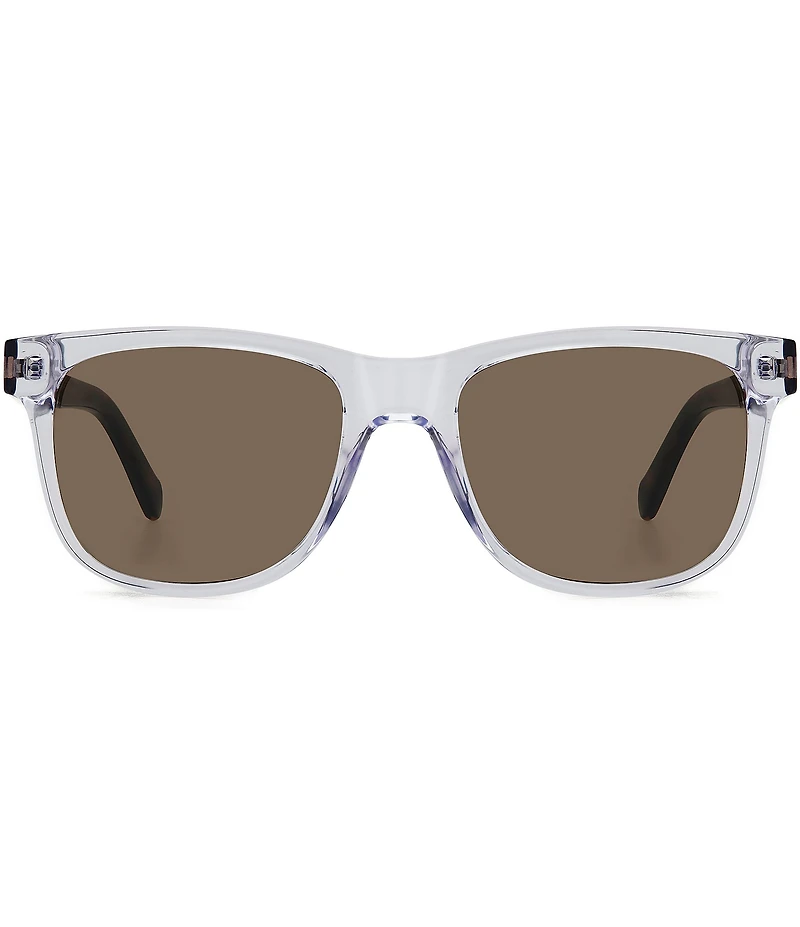 Fossil Men's 3160/S 55mm Transparent Havana Square Sunglasses