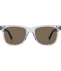 Fossil Men's 3160/S 55mm Transparent Havana Square Sunglasses