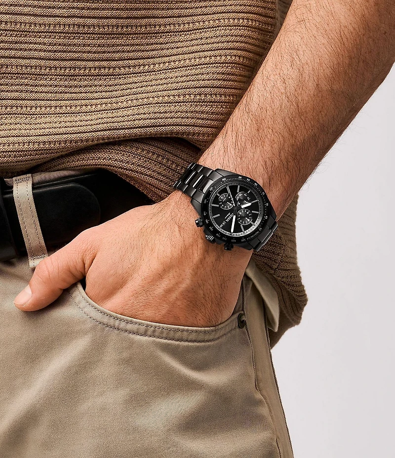 Fossil Men's Autocross Multifunction Stainless Steel Bracelet Watch