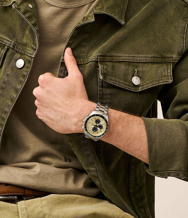 Fossil Men's Autocross Multifunction Stainless Steel Bracelet Watch