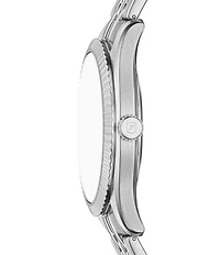 Fossil Men's Campbell Three-Hand Day-Date Stainless Steel Bracelet Watch