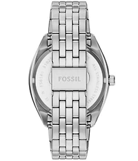 Fossil Men's Campbell Three-Hand Day-Date Stainless Steel Bracelet Watch
