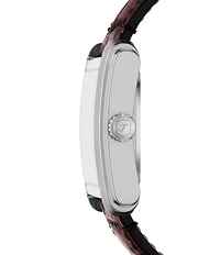 Fossil Men's Carraway Automatic Croco Leather Strap Watch