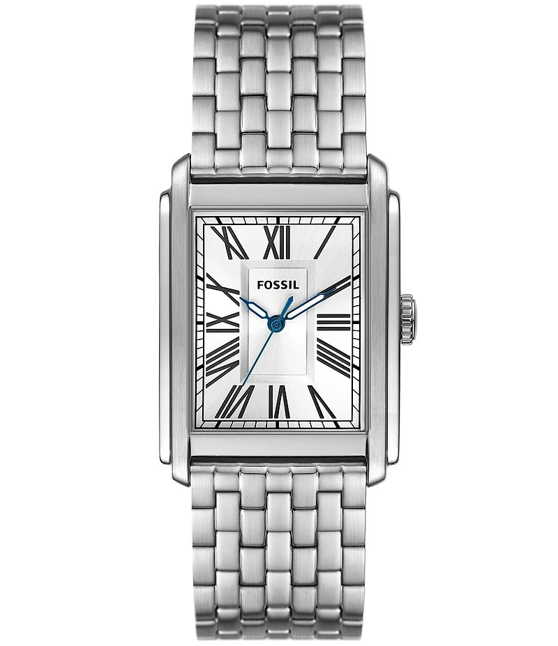 Fossil Men's Carraway Three Hand Gold Tone Stainless Steel Bracelet Watch