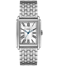 Fossil Men's Carraway Three Hand Gold Tone Stainless Steel Bracelet Watch