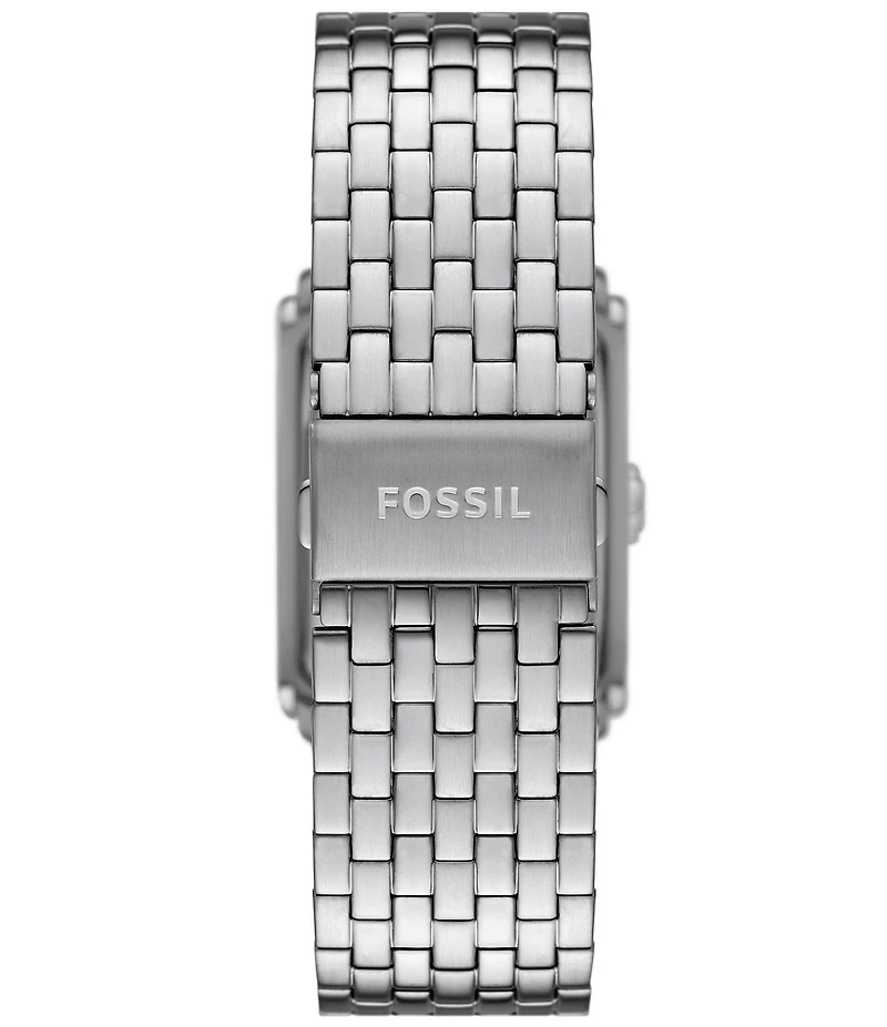 Fossil Men's Carraway Three Hand Gold Tone Stainless Steel Bracelet Watch