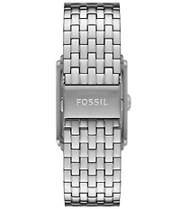 Fossil Men's Carraway Three Hand Gold Tone Stainless Steel Bracelet Watch