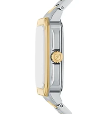 Fossil Men's Crosby Three-Hand Date Two Tone Stainless Steel Bracelet Watch