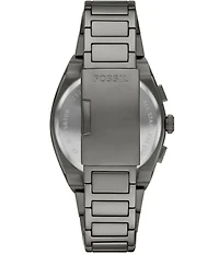 Fossil Men's Everett Chronograph Gunmetal Tone Stainless Steel Bracelet Watch