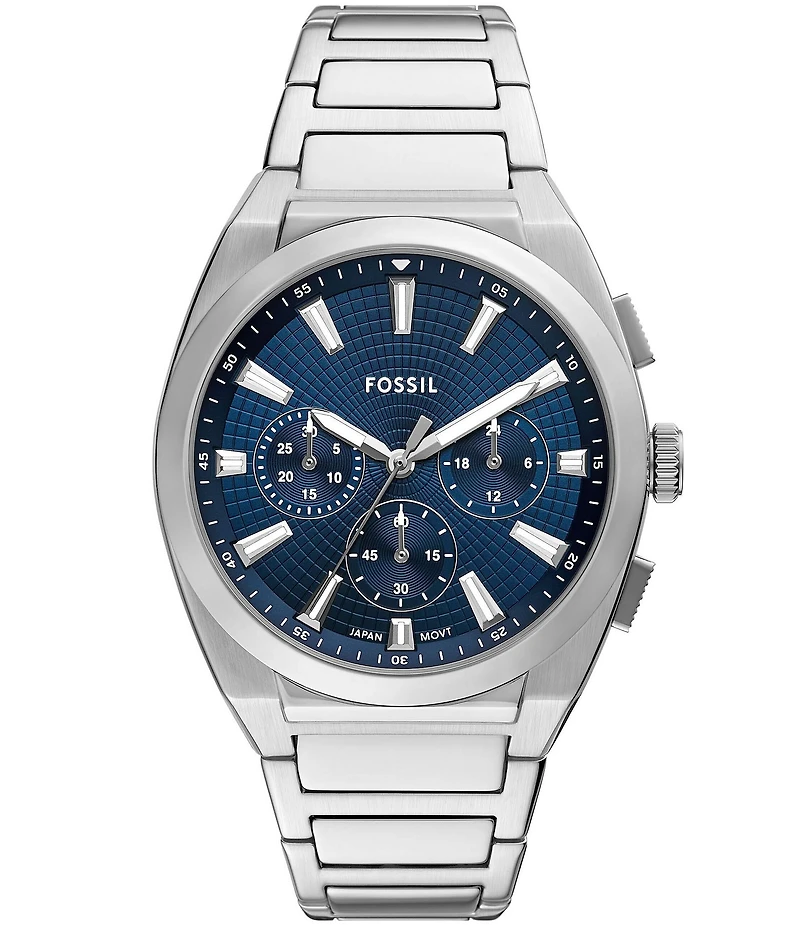 Fossil Men's Everett Chronograph Stainless Steel Bracelet Watch