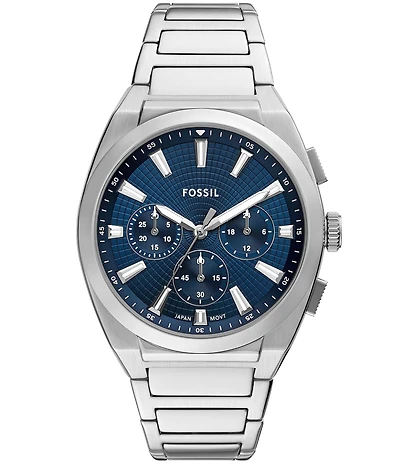 Fossil Men's Everett Chronograph Stainless Steel Bracelet Watch