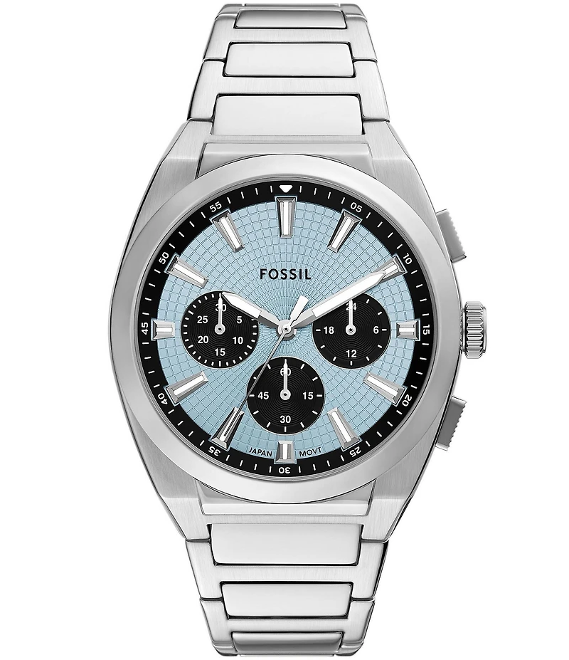 Fossil Men's Everett Chronograph Stainless Steel Bracelet Watch