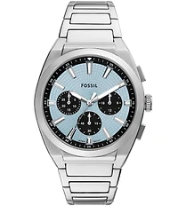 Fossil Men's Everett Chronograph Stainless Steel Bracelet Watch