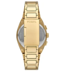 Fossil Men's Everett Quartz Chronograph Gold Tone Stainless Steel Bracelet Watch
