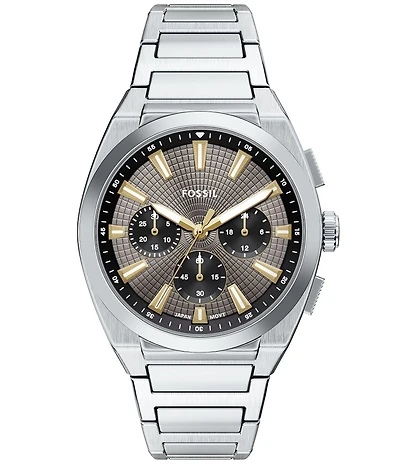 Fossil Men's Everett Quartz Chronograph Stainless Steel Bracelet Watch