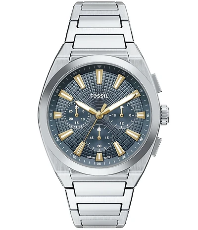 Fossil Men's Everett Quartz Chronograph Stainless Steel Bracelet Watch