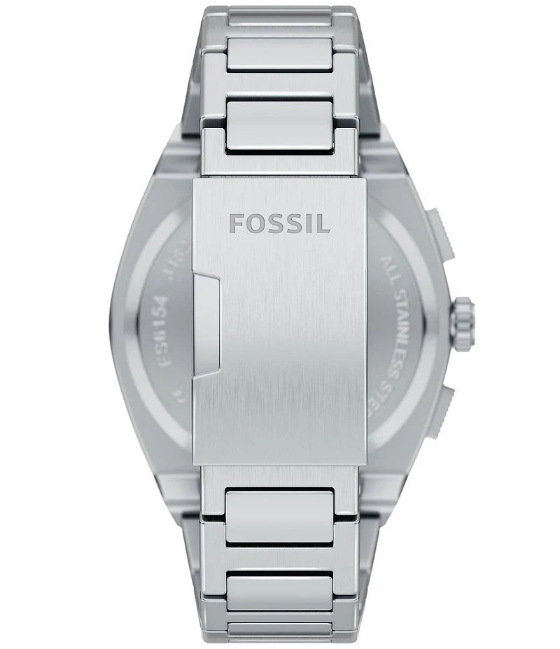 Fossil Men's Everett Quartz Chronograph Stainless Steel Bracelet Watch