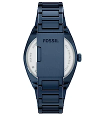 Fossil Men's Everett Quartz Three-Hand Navy Stainless Steel Bracelet Watch