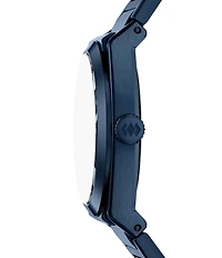 Fossil Men's Everett Quartz Three-Hand Navy Stainless Steel Bracelet Watch