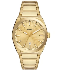 Fossil Men's Everett Three-Hand Date Stainless Steel Watch