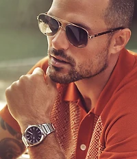 Fossil Men's Everett Three-Hand Date Stainless Steel Watch