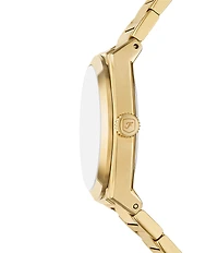 Fossil Men's Everett Three-Hand Gold-Tone Stainless Steel Bracelet Watch