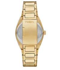 Fossil Men's Everett Three-Hand Gold-Tone Stainless Steel Bracelet Watch