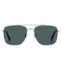 Fossil Men's FOS2164 57mm Rectangle Sunglasses