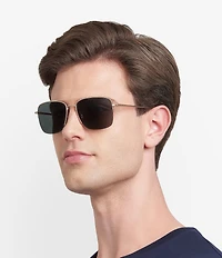 Fossil Men's FOS2164 57mm Rectangle Sunglasses