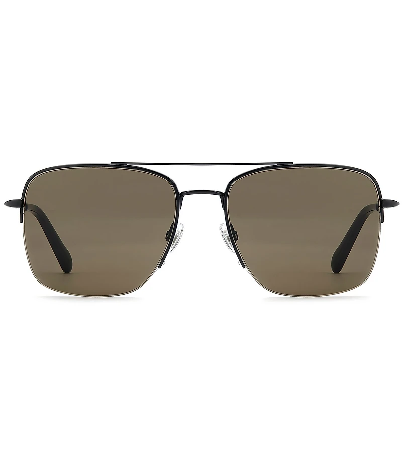 Fossil Men's FOS2164 57mm Rectangle Sunglasses