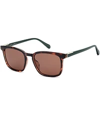 Fossil Men's FOS2174 53mm Rectangle Sunglasses