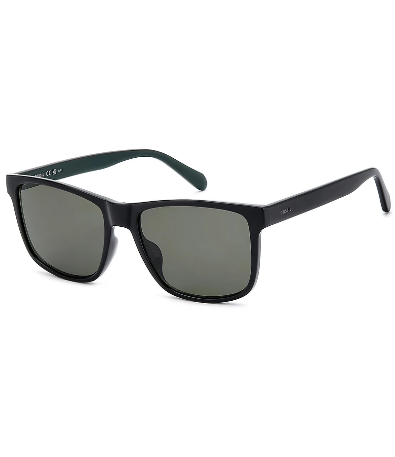Fossil Men's FOS3187 57mm Rectangle Sunglasses