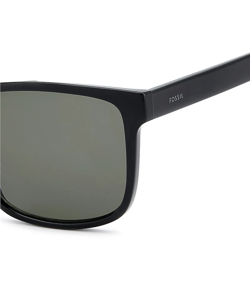 Fossil Men's FOS3187 57mm Rectangle Sunglasses