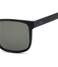 Fossil Men's FOS3187 57mm Rectangle Sunglasses