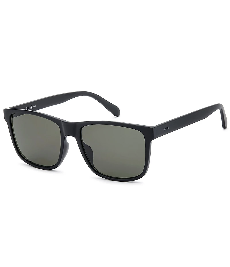 Fossil Men's FOS3187 57mm Rectangle Sunglasses