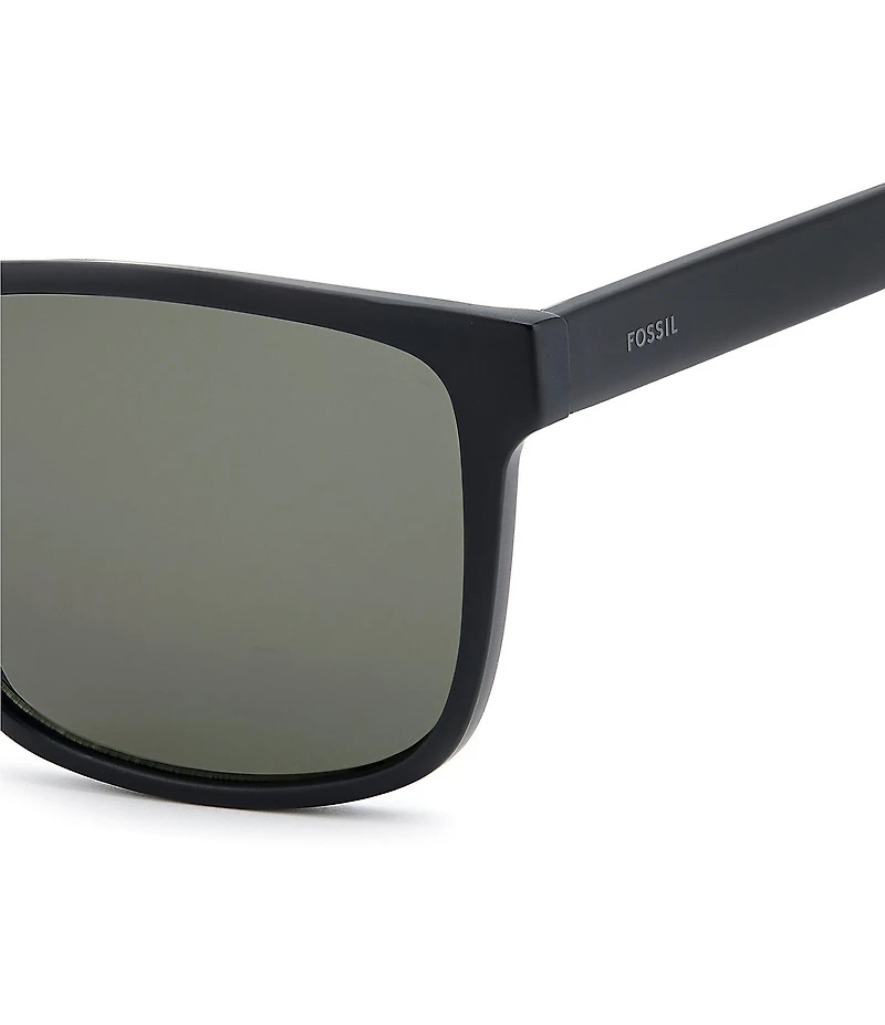 Fossil Men's FOS3187 57mm Rectangle Sunglasses