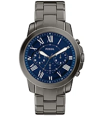 Fossil Men's Grant Quartz Chronograph Stainless Steel Bracelet Watch