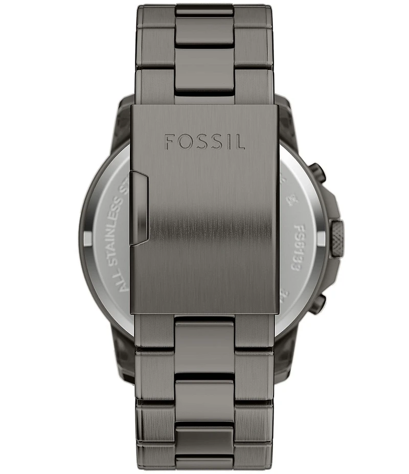Fossil Men's Grant Quartz Chronograph Stainless Steel Bracelet Watch
