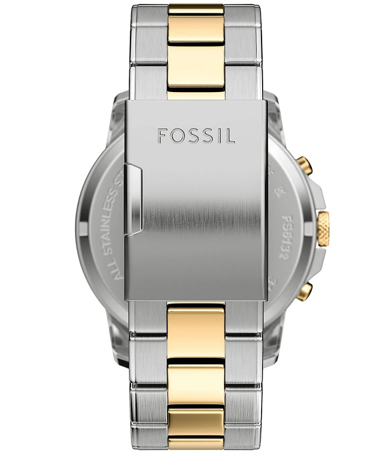 Fossil Men's Grant Quartz Chronograph Stainless Steel Bracelet Watch