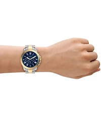 Fossil Men's Grant Quartz Chronograph Stainless Steel Bracelet Watch