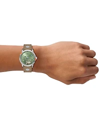 Fossil Men's Limited Edition Star Wars Grogu Neutra Quartz Three-Hand Leather Strap Watch Set