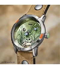 Fossil Men's Limited Edition Star Wars Grogu Neutra Quartz Three-Hand Leather Strap Watch Set