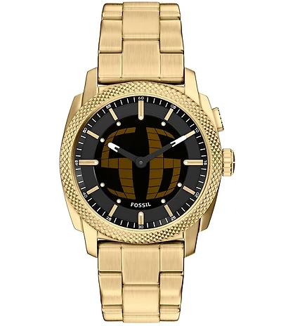 Fossil Men's Machine Big Tic Ana-Digi Stainless Steel Bracelet Watch