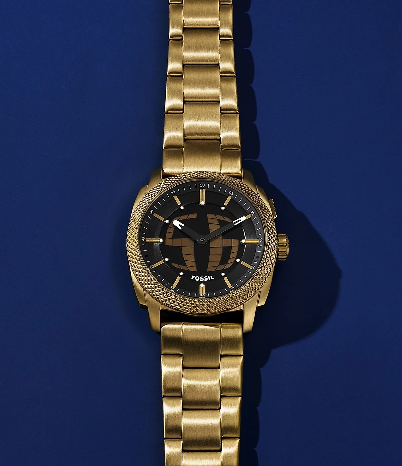 Fossil Men's Machine Big Tic Ana-Digi Stainless Steel Bracelet Watch