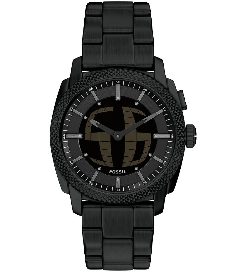Fossil Men's Machine Big Tic Ana-Digi Stainless Steel Bracelet Watch