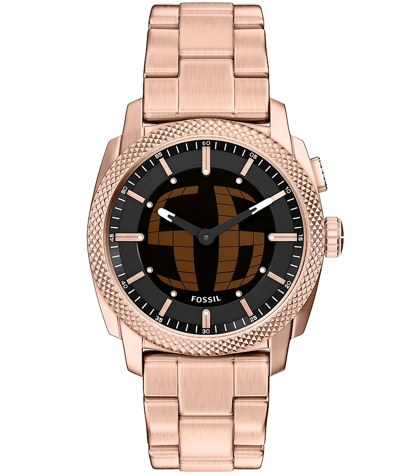Fossil Men's Machine Big Tic Ana-Digi Stainless Steel Bracelet Watch