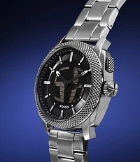 Fossil Men's Machine Big Tic Ana-Digi Stainless Steel Bracelet Watch