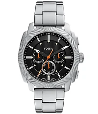 Fossil Men's Machine Quartz Chronograph Stainless Steel Bracelet Watch