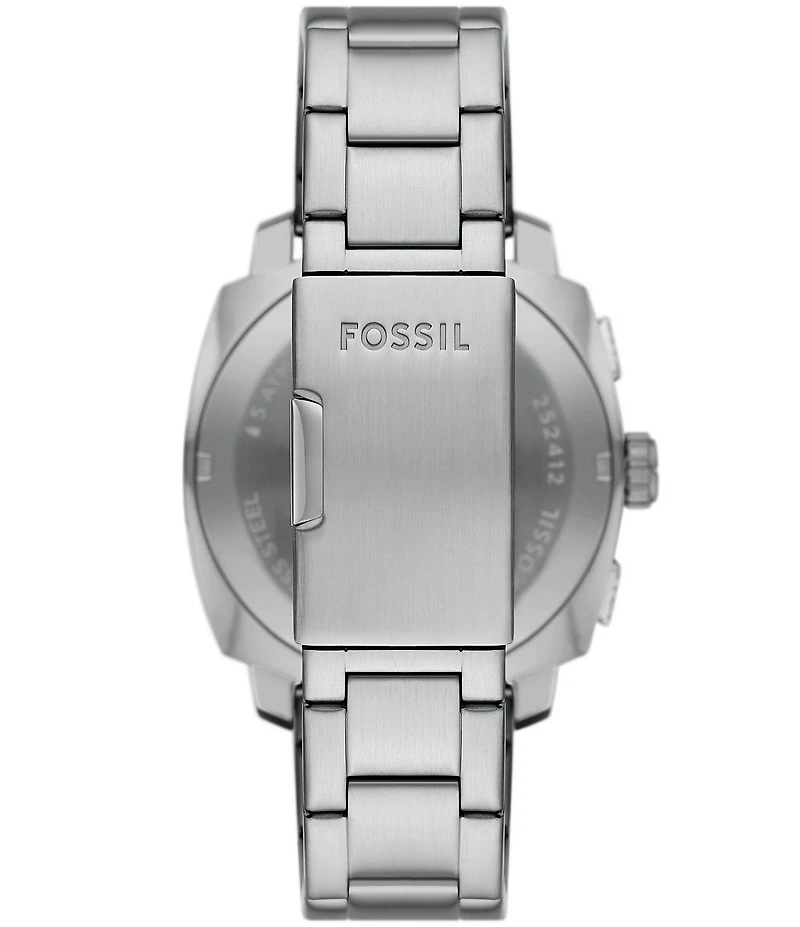 Fossil Men's Machine Quartz Chronograph Stainless Steel Bracelet Watch