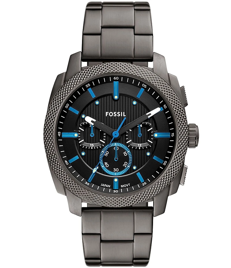 Fossil Men's Machine Quartz Chronograph Stainless Steel Bracelet Watch